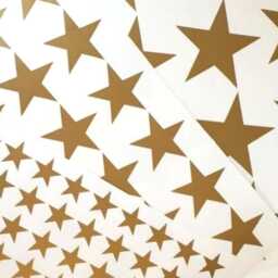 Star Stickers, Living Room Nursery Bedroom Wall Kids Ceiling Notice Board Play Decor Reward Chart Stars, Choose Your Sizes & Colours - thumbnail 2