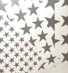 Star Stickers, Living Room Nursery Bedroom Wall Kids Ceiling Notice Board Play Decor Reward Chart Stars, Choose Your Sizes & Colours - thumbnail 1