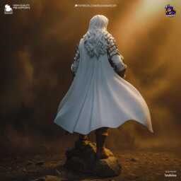 Silver Falcon - Ascended Betrayer Apocalyptic Dark Fantasy Anime Griffith Resin Figure 16K - thumbnail 3
