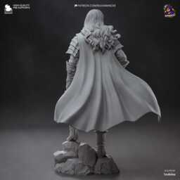 Silver Falcon - Ascended Betrayer Apocalyptic Dark Fantasy Anime Griffith Resin Figure 16K - thumbnail 4