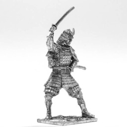 Tin 54mm Samurai in A Straw Cape Xvi Century - thumbnail 3