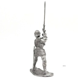 Tin 54mm Soldier France Knight 14 Century - thumbnail 4