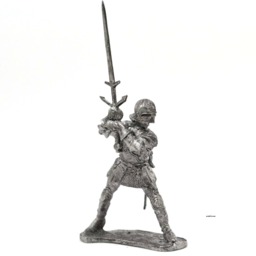 Tin 54mm Soldier France Knight 14 Century - thumbnail 1