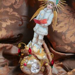 Angel Tree Topper, Victorian Christmas Toppers, Style Topper With Angels - Angelic Blessings - thumbnail 2