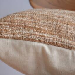 Hmong Batik Pillow Cover Brown Ethnic Textile, 20x20 - thumbnail 3