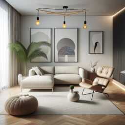 Ceiling Light Asterism, Black Scandinavian Chandelier - thumbnail 2