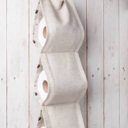 Linen Toilet Paper Holder, Dachshund Design, Dogs Pattern, Gift For Dogs Lovers, Christmas Gift, A Hunter - thumbnail 3