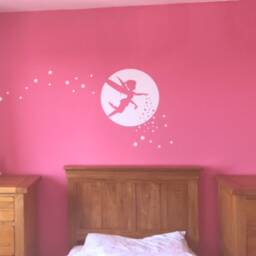 Fairy Wall Sticker, Wall Stickers, Decal, Girls Room Decor, Nursery Moon Gift - thumbnail 3