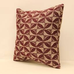 Designer Pillow 16x16 Sofa Textile Decorative Boho Interior Design Retro Home Decor Ethnic Pillowcover Natural Dye Cushion 4Kf-177 - thumbnail 3
