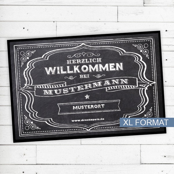 "xl Doormat ""Vintage" - image 1