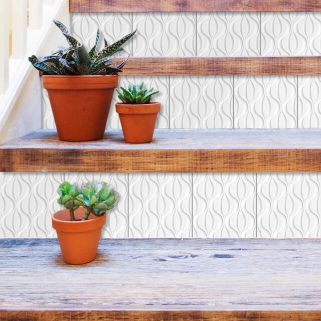 Modern, Tile Decal, Carrelage Adh??sif, Fliesenfolie, Stickers, Home & Living, Wall D??cor, Decorative Tiles, Pack Of 24 - Sku3Dpatt - image 1