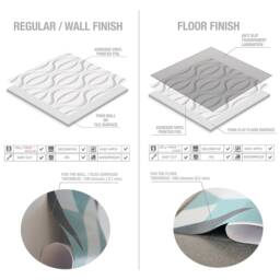 Modern, Tile Decal, Carrelage Adh??sif, Fliesenfolie, Stickers, Home & Living, Wall D??cor, Decorative Tiles, Pack Of 24 - Sku3Dpatt - thumbnail 3