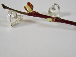 sterling Silver Heart Sculpture Handmade Pocket Memento - thumbnail 1