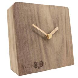 Wotime - Clock Standing Walnut Wood 10, 5x10, 5x3, 5cm - thumbnail 2