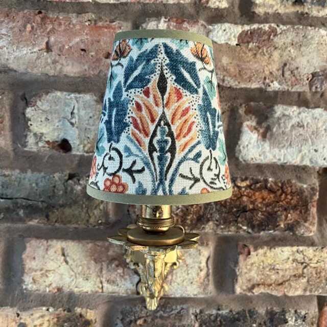 Morris Little Chintz - Small Handmade Candle Clip Lampshade For Wall Lights/Chandeliers - image 1