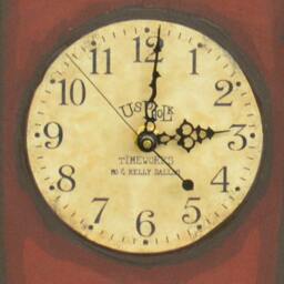 Wooden Noah's Ark Ship's Tower Clock - thumbnail 3