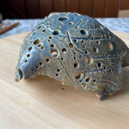 Tea Light Cover, Ceramic Home Decor - thumbnail 3