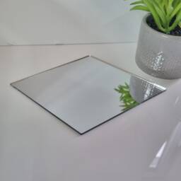 Diamond Acrylic Mirror Wall Art Personalized Engraving, Custom Colors - thumbnail 3