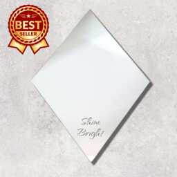 Diamond Acrylic Mirror Wall Art Personalized Engraving, Custom Colors - thumbnail 1