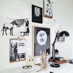Banksy Wall Decal Zebra Stripes Laundry, Graffiti Art, Sticker Stencil Style, Urban Home & Office Decor - thumbnail 2