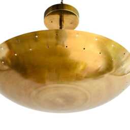 Handmade Brass Dome Ceiling Light Perforated Ufo Pendant - thumbnail 2