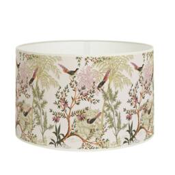 Lampshade For Table Lamp Or Pendant Lampshade - Handcrafted Bird & Branch Motifs - thumbnail 1