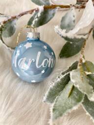 Holly - Personalized Christmas Bauble - thumbnail 3