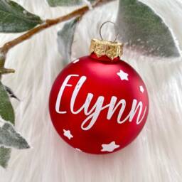 Holly - Personalized Christmas Bauble - thumbnail 1
