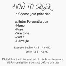 Personalised Auntie Print, Gift For Auntie, Birthday Gift, Christmas From Niece, Nephew - thumbnail 3