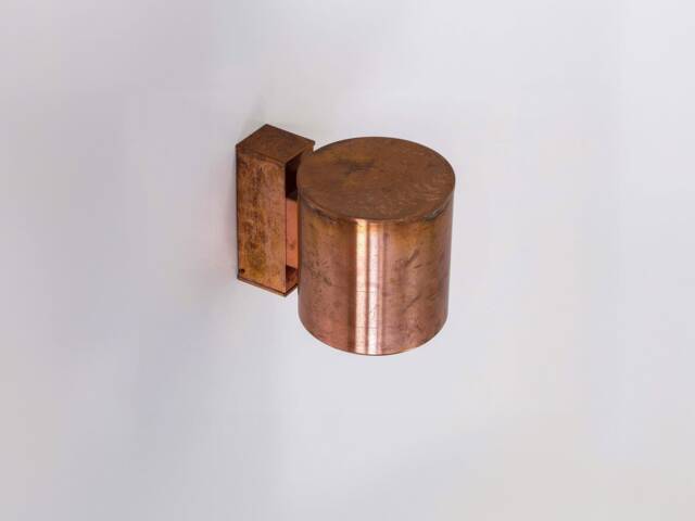 Unique Raw Copper Outdoor Sconce Lighting Fixture, Wall Sconce, Exterior Light, Swedish Design Lamp - image 1