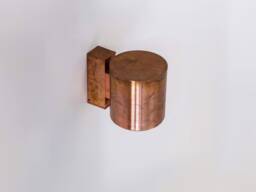 Unique Raw Copper Outdoor Sconce Lighting Fixture, Wall Sconce, Exterior Light, Swedish Design Lamp - thumbnail 1