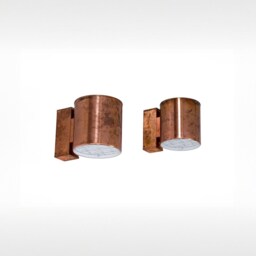 Unique Raw Copper Outdoor Sconce Lighting Fixture, Wall Sconce, Exterior Light, Swedish Design Lamp - thumbnail 3