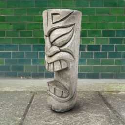 Concrete Totem Stone Tribal Pillar Statue Outdoor Garden Decor Cement Spiritual Figurine Ethnic Yard Art Abstract Sculpture Lawn Decoration - thumbnail 2