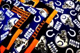 "2 Sports Teams On 1 Blanket - Fleece Blanket - Double Sided 70"" X 56" - thumbnail 1
