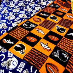 "2 Sports Teams On 1 Blanket - Fleece Blanket - Double Sided 70"" X 56" - thumbnail 2