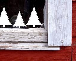 Pine Tree Vinyl Decal Set Of 3, Jeep Window Decals, Christmas Stickers, Rv Camper Decal, Wall Mailbox Stickers