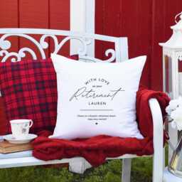 Personalised Retirement Gift Enjoy Your Retirement Cushion Gift For Him Or Her Retired Men Women Leaving Job Square Pillow - thumbnail 3