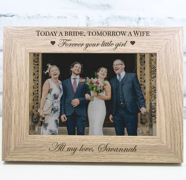 Personalised Mother Of The Bride Photo Frame Gift Keepsake - image 1