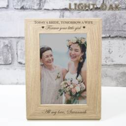Personalised Mother Of The Bride Photo Frame Gift Keepsake - thumbnail 3