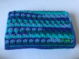 Blue & Aqua Baby Blanket - thumbnail 1