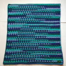 Blue & Aqua Baby Blanket - thumbnail 2