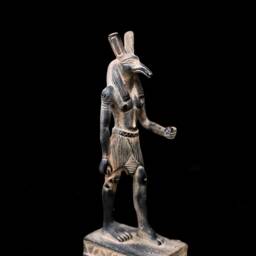 Handcrafted God Seth Statue Egyptian Home Decor - thumbnail 4
