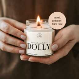 Smells Like Dolly Candle, Country Music Gifts, Luxury Soy Wax - thumbnail 2