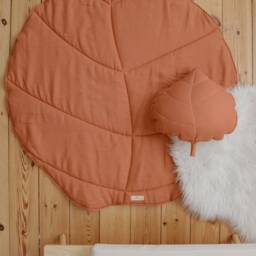 "Linen Leaf Mat ""Papaya" - thumbnail 2