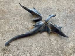 Dragon Wall Art, Decor, Steel Garden Fantasy Metal Sculpture