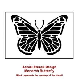 Monarch Butterfly Wall Art Stencil - Size Small Better Than Decals Trendy Stencils For D??cor - thumbnail 3