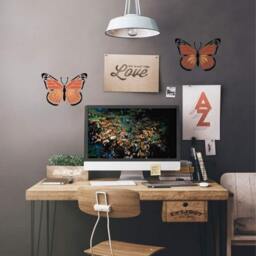 Monarch Butterfly Wall Art Stencil - Size Small Better Than Decals Trendy Stencils For D??cor