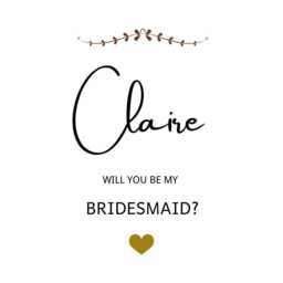 Will You Be My Bridesmaid Proposal Candle Gift With Matches, Personalised Wedding Keepsake, Proposal, Bridal Party - thumbnail 3