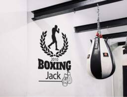 Custom Boxing Name Wall Sticker For Gym Boys Bedroom Decor Birthday Gift Custom