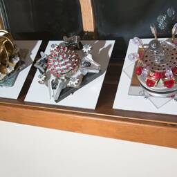 Assemblage Spinning Sculpture Art, Titled Temple Skirt - thumbnail 4